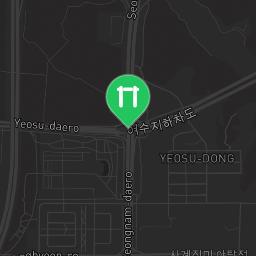 Map showing where Public gym park - Seongnam-si - Calisthenics workout is
