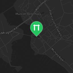 Map showing where Outdoor fitness training - Mikołajki - Calisthenics workout is