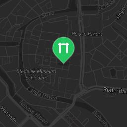 Map showing where Schiedam - Calisthenics Park - Barmania.Pro is