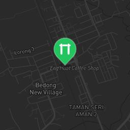 Map showing where Outdoor Fitness Bedong is