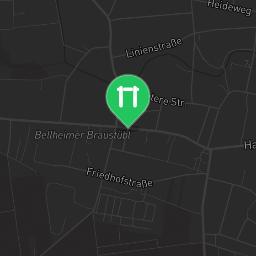 Map showing where Outdoor Gym am Schützenhaus Bellheim is