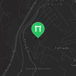 Map showing where Bodyweight fitness - Mijas - - Calisthenics workout is