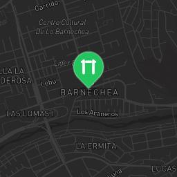 Map showing where Barras Plaza Los Pitufos is