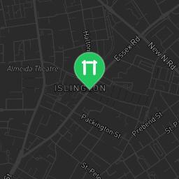 Map showing where Laycock Green Outdoor Gym London is