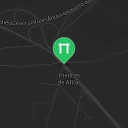 Map showing where Bodyweight fitness - Piedras de Afilar - Calisthenics workout is