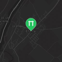 Map showing where Chancy - street workout exercise park is