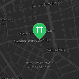 Map showing where Parque Arcozelo Outdoor Gym is