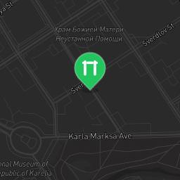 Map showing where Kostomuksha - Street Workout Park is