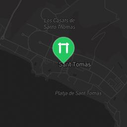 Map showing where Exercise Equipment St. Thomas Menorca is