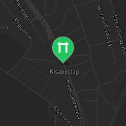 Map showing where Outdoor gym - Kisapostag - Calisthenics workout is
