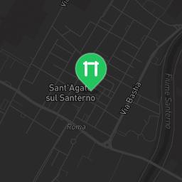 Map showing where Sant’Agata sul Santerno - Outdoor Exercise Park - Grande Parco Vatrenus is