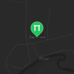 Map showing where Zarechnyy - Aire de Fitness - ТЦ Глобус is