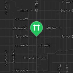 Map showing where Fitness Court West Park - Calisthenics Park Gooding, ID - National Fitness Campaign is