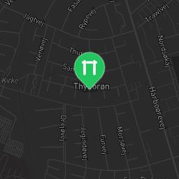 Map showing where Thyborøn - Outdoor Pull Up Bars is