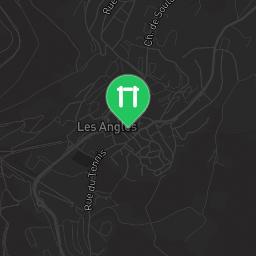 Map showing where Parc de Street Workout Les Angles is