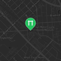 Map showing where Redwood City - Trimm Dich Pfad - Oracle Fitness Trail is