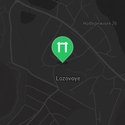 Map showing where Crimean Peninsula - Calisthenics Park - Лозове is