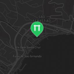 Map showing where Pullup bars Santa Cruz is