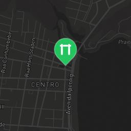 Map showing where Outdoor Gym Ubatuba is