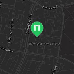 Map showing where Mostě (Most) - Calisthenics Park - RVL 13 is