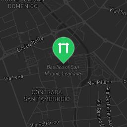Map showing where Parchetto macello Legnano is