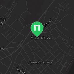 Map showing where Public gym park - Blumenau - Calisthenics workout is
