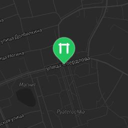 Map showing where Public gym park - Bryzgalovskoe - Calisthenics workout is