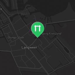 Map showing where Outdoor Gym Langweer is
