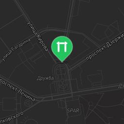 Map showing where Outdoor gym - Dzerzhinsk - Calisthenics workout is
