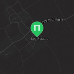 Map showing where Aire de musculation en accès libre is