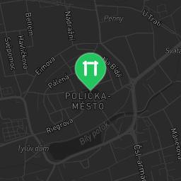 Map showing where Polička - Street Workout Park - RVL 13 is