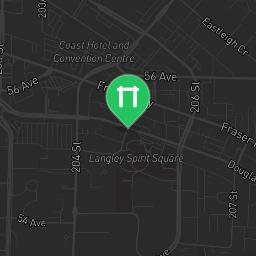 Map showing where Bodyweight gym - Langley - Calisthenics workout is