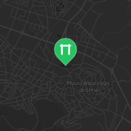Map showing where Outdoor workout - Liria - - Calisthenics workout is