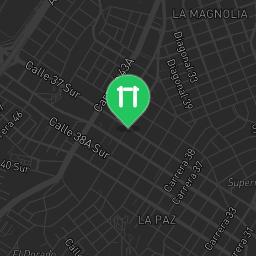Map showing where Outdoor gym - Envigado - Calisthenics workout is
