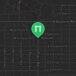 Map showing where Public gym park - Lafayette - Calisthenics workout is