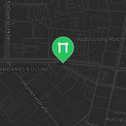 Map showing where Munich - Outdoor Gym - Schwabing-West Ackermannbogen is