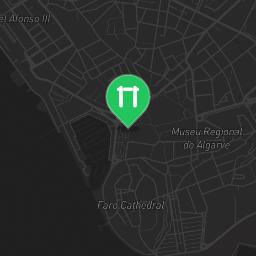 Map showing where Faro - Outdoor Gym - Mata do Liceu is