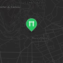 Map showing where Jeux enfant et terrain de basket is