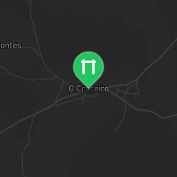 Map showing where Ourense - Calisthenics Park - Rúa Alameda do Cruceiro is