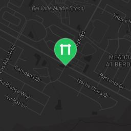 Map showing where Bodyweight gym - Del Valle - Calisthenics workout is