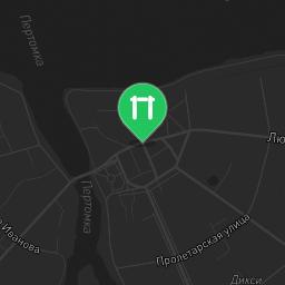 Map showing where Poshekhonye - Fitness Park - Магнит is