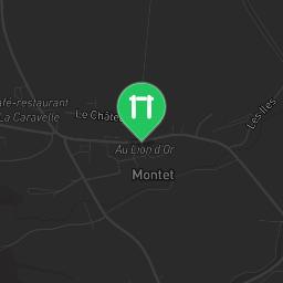 Map showing where Outdoor-Fitnessstudio Les Montets - Montet is
