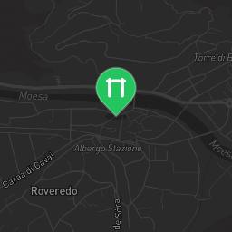 Map showing where Outdoor Fitness Roveredo is