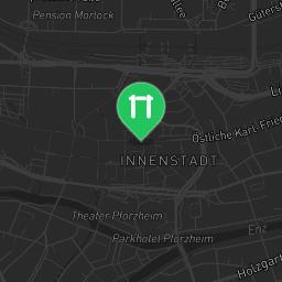 Map showing where Pforzheim - Trim Trail - Waldsportpfad Dietlingen is