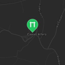 Map showing where Castell'Alfero - Outdoor Exercise Trail - Via Moriasco is