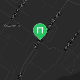 Map showing where Baymak - Street Workout Park - Магнит is