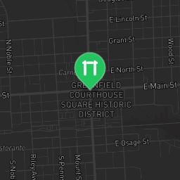Map showing where Outdoor gym - Greenfield - Calisthenics workout is
