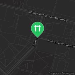 Map showing where Bodyweight gym - Zhodzina - Calisthenics workout is