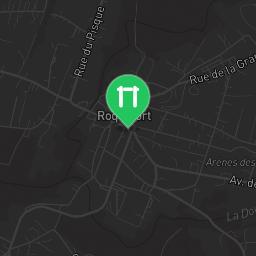 Map showing where Public gym park - Roquefort - Calisthenics workout is