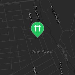 Map showing where Karakol - Calisthenics Park - Riverside is
